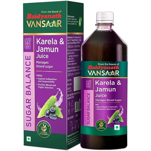 Baidyanath Vansaar Karela Jamun Juice 1L